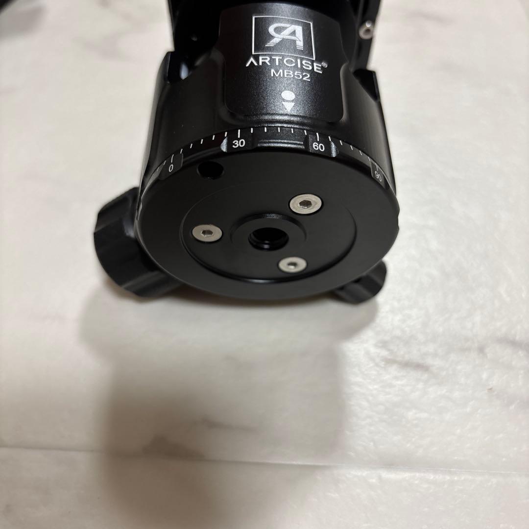 52mm ボール雲台 自由雲台 一眼レフ ビデオカメラ用 最大耐荷重 30キロ