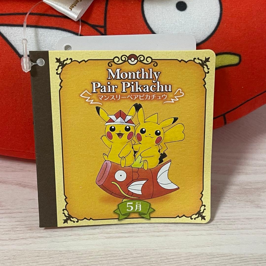 【新品未使用】ポケモンセンター マンスリーペア ピカチュウ 5月 ぬいぐるみ