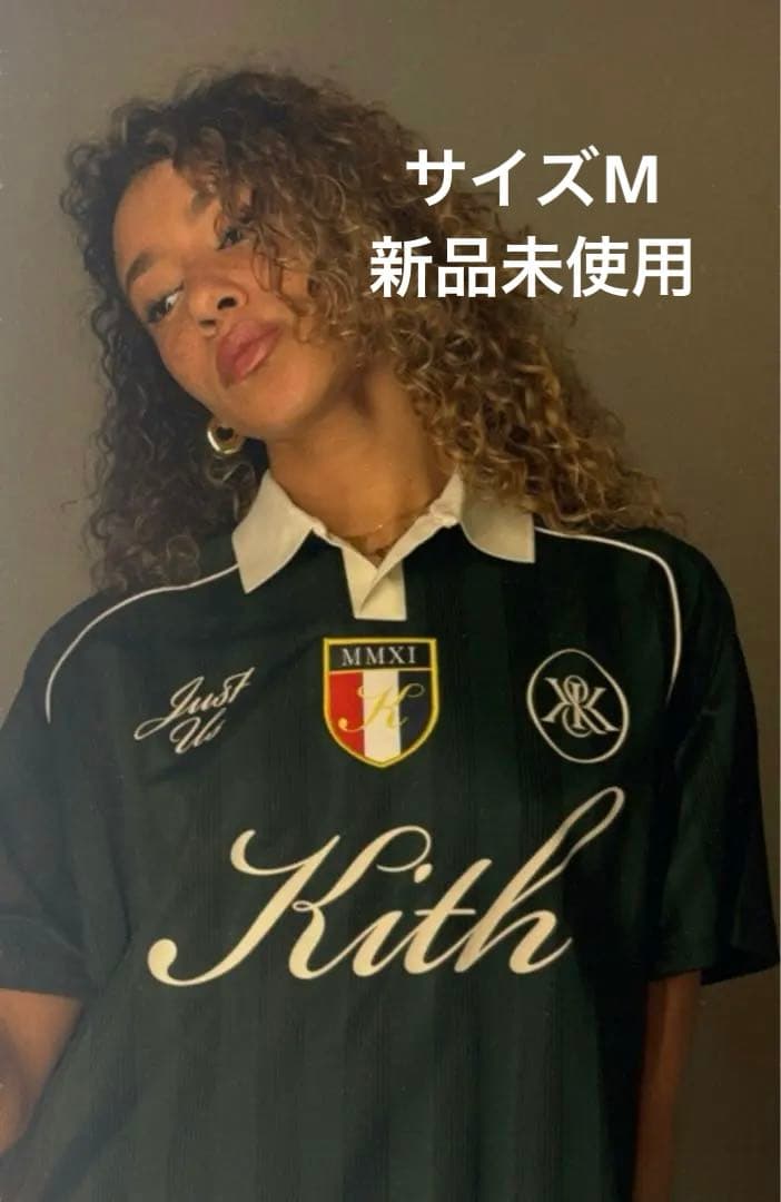 トップス KITH shadow stipe Marcel soccer Top M