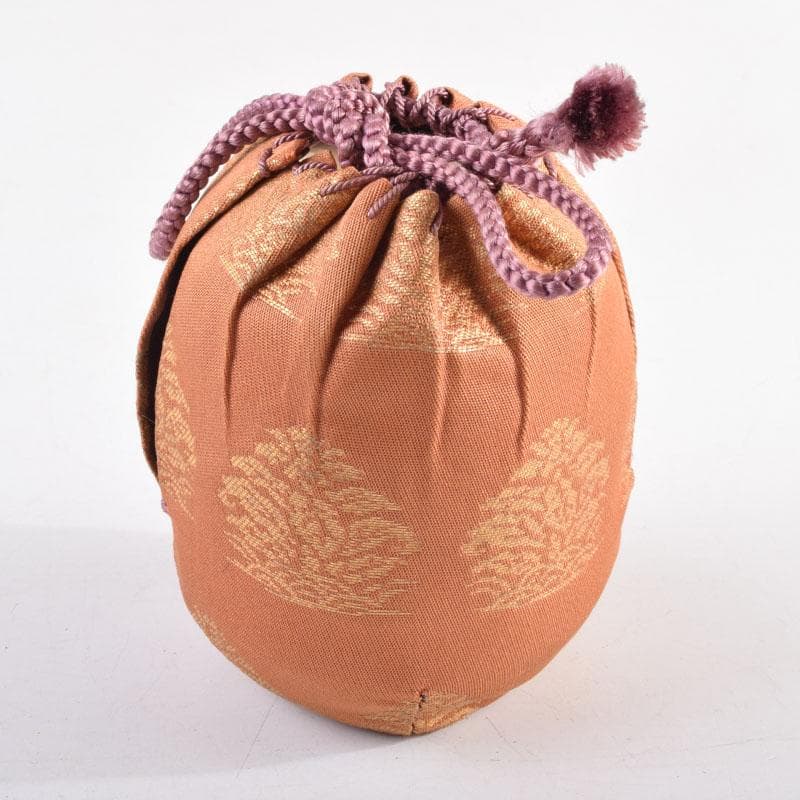 茶道具　渡辺伸治造　名物　円乗坊肩衝写　茶入　仕覆付　共箱　V　8965