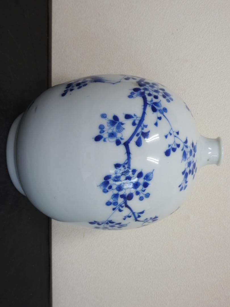 乳雀図徳利　保存箱　MA731