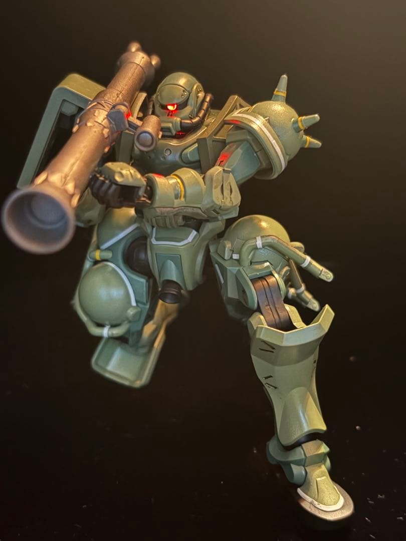 HG 1/144 GQザク 全塗装+LED仕様