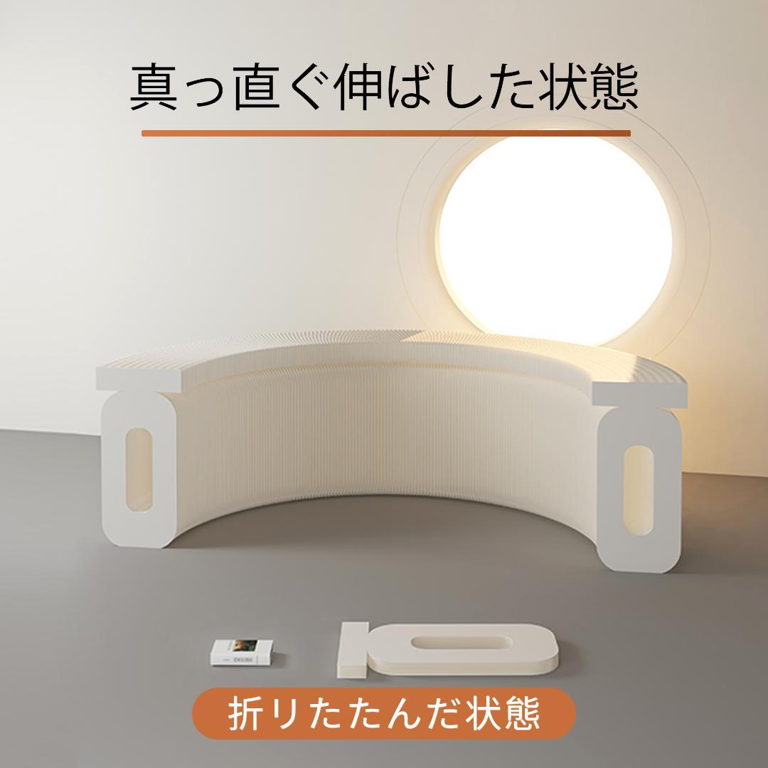 ディスプレイラック D字型展示台店舗用品 陳列台折りたたみ長さ2-3ｍ高さ78㎝