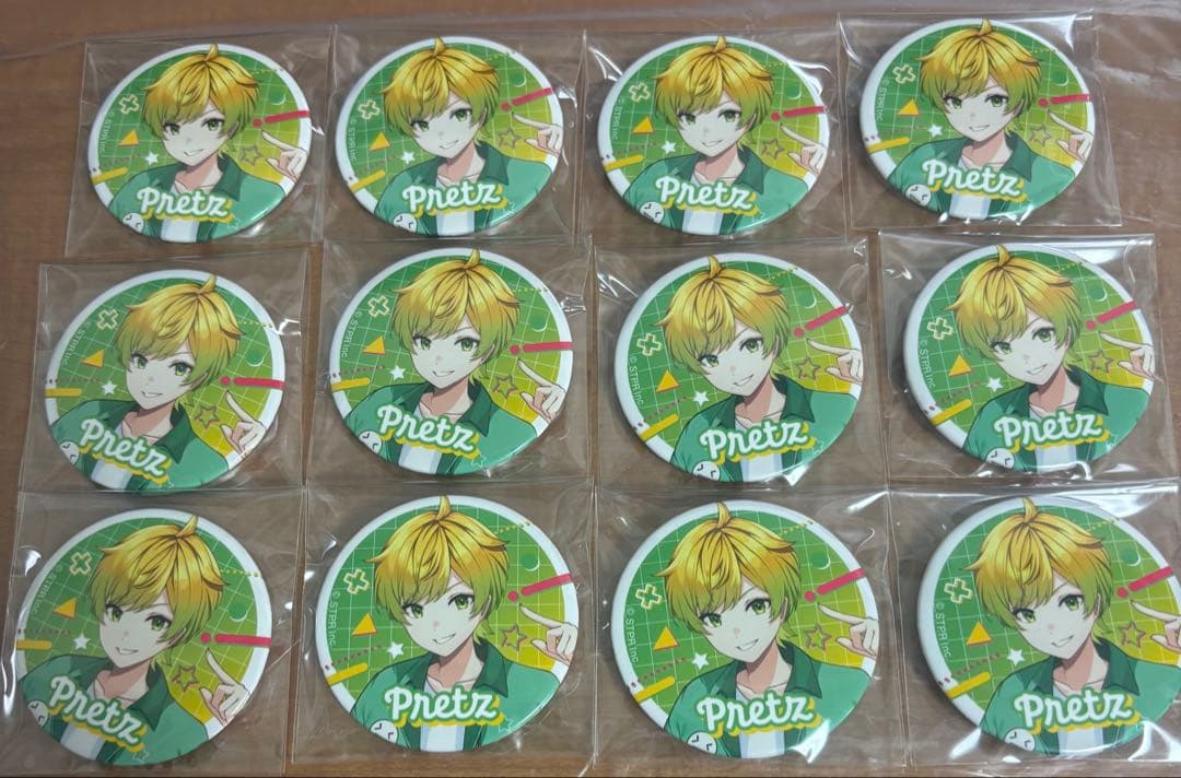 ぷりっつさん 缶バッジ12個