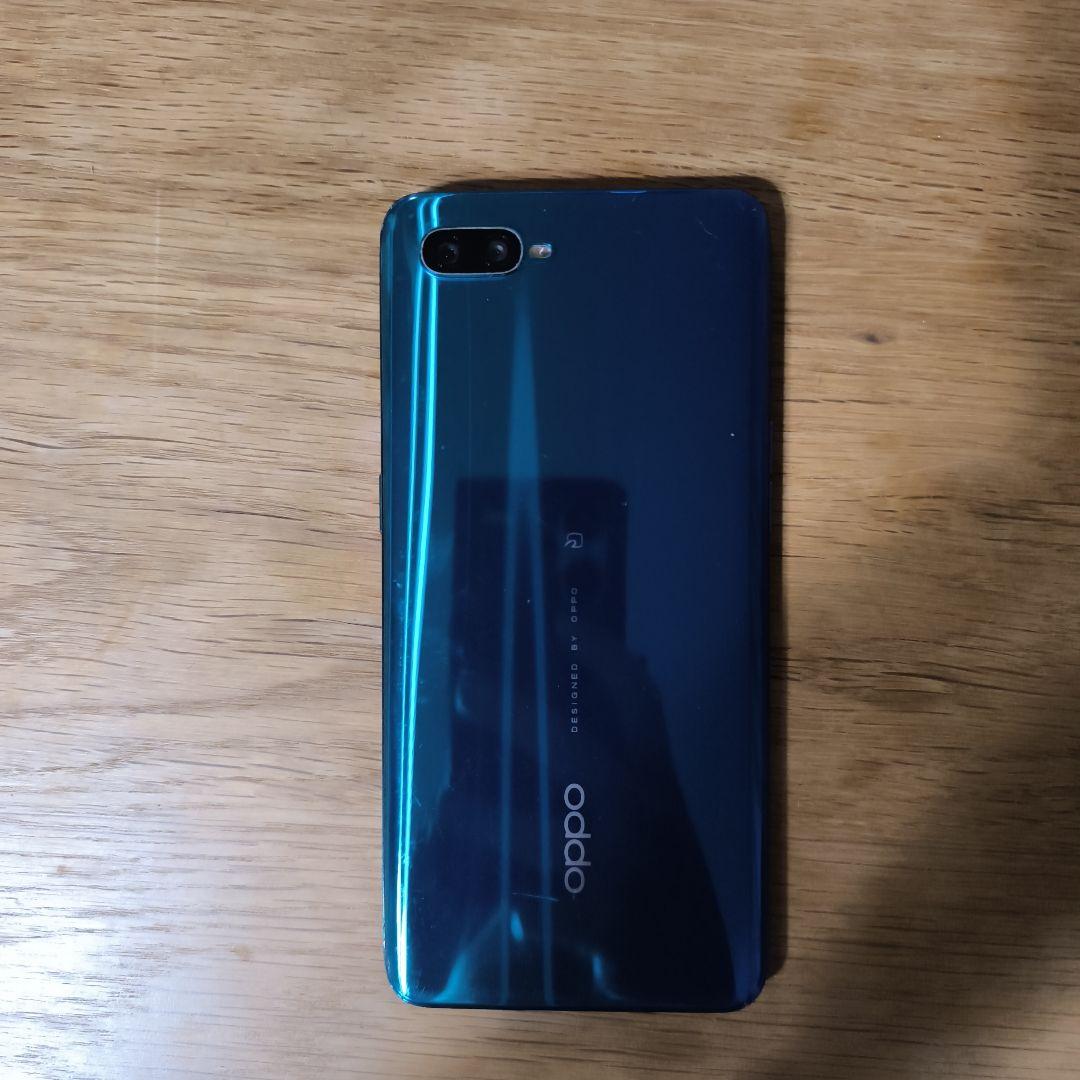 oppo renoA スマートフォン グリーン