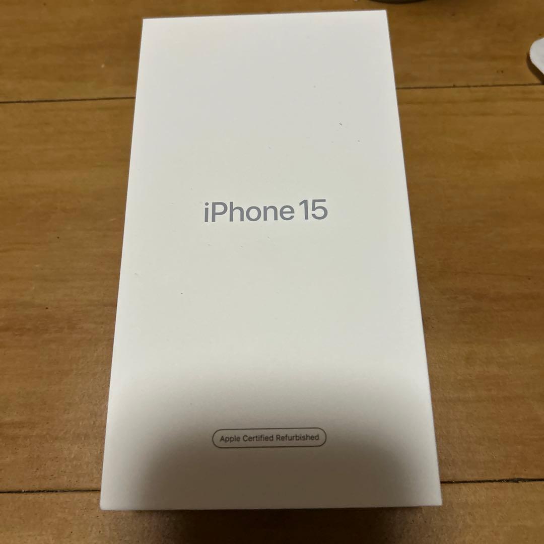 未開封新品Apple iPhone 15 ピンク128GB 整備済み製品本体