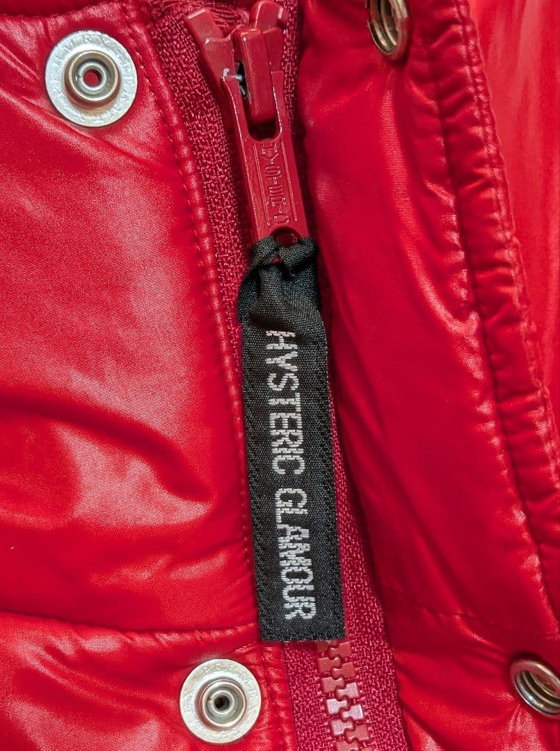 HYSTERIC GLAMOUR レーシング フーデッドブルゾン プリマロフト