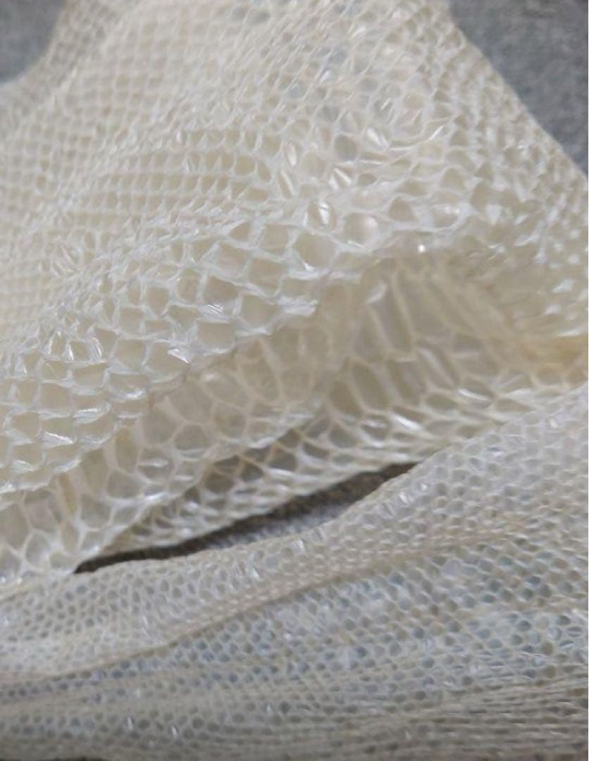 ホワイト 蛇の皮 未使用品