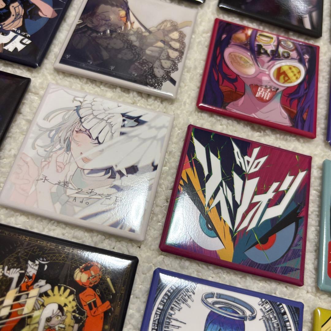 Ado モナ・リザの横顔グッズ こう見るとアタシも大きくなったもんねぇ〜缶バッジ