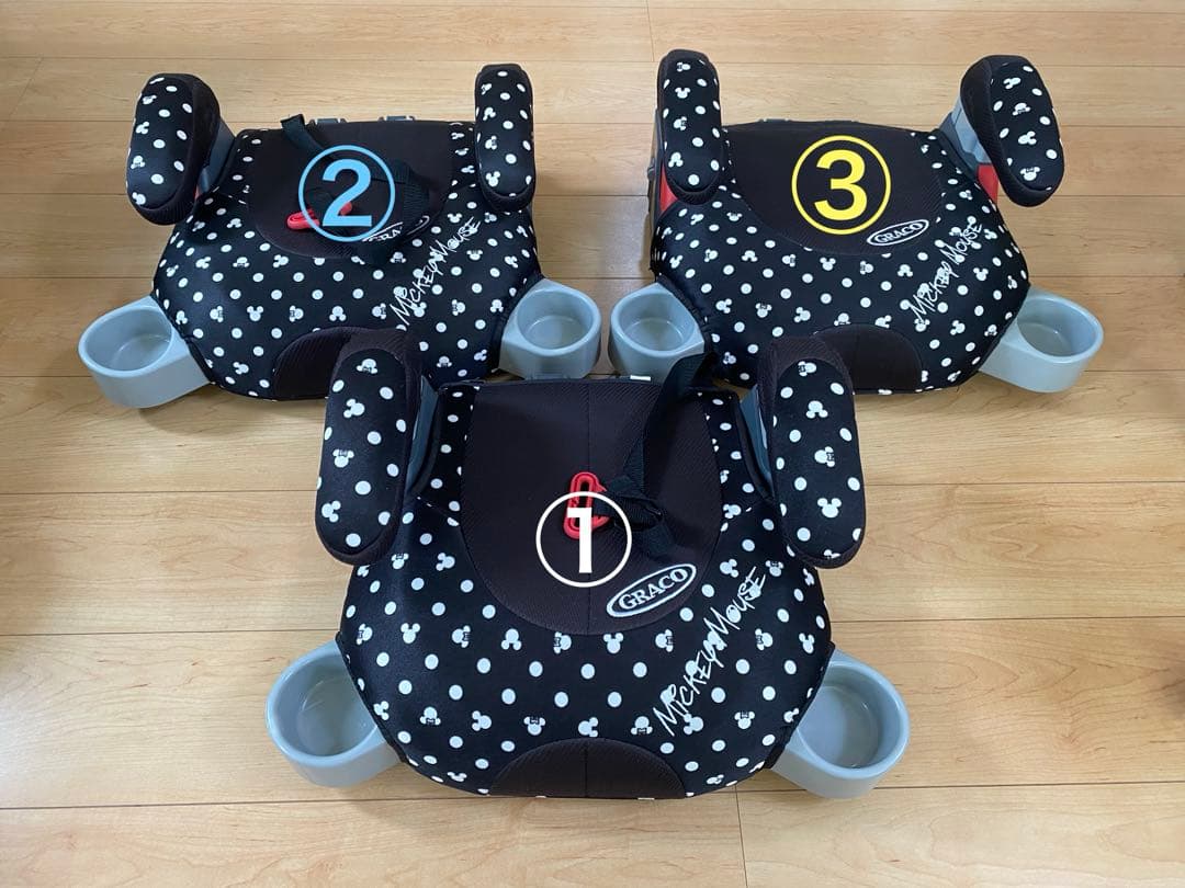 GRACO ジュニアシート　ミッキーマウスbooster deluxe 3個