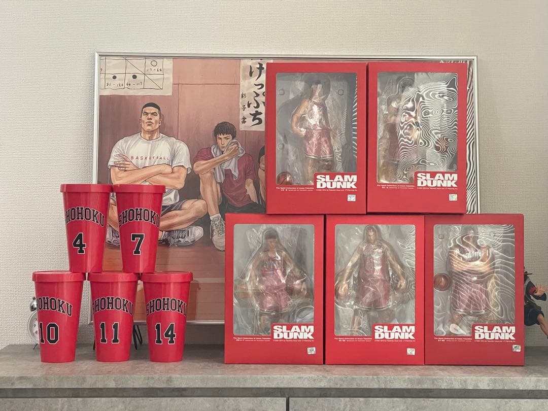 (ボトルホルダー付き)SLAM DUNK 湘北高校 フィギュア 5体セット