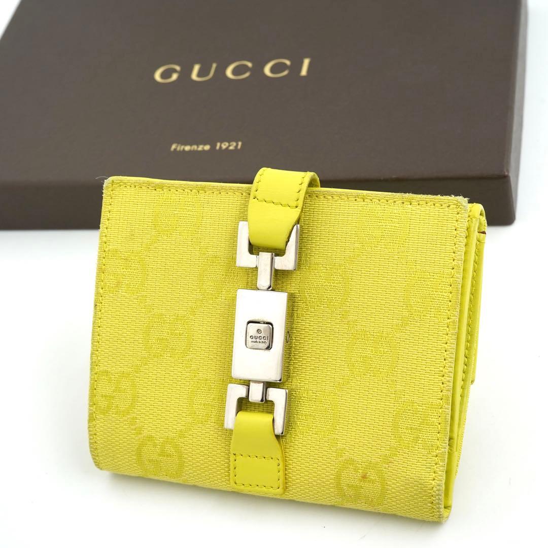 ✨未使用展示品✨　GUCCI ミニ財布　ジャッキー　インターロッキング　GG