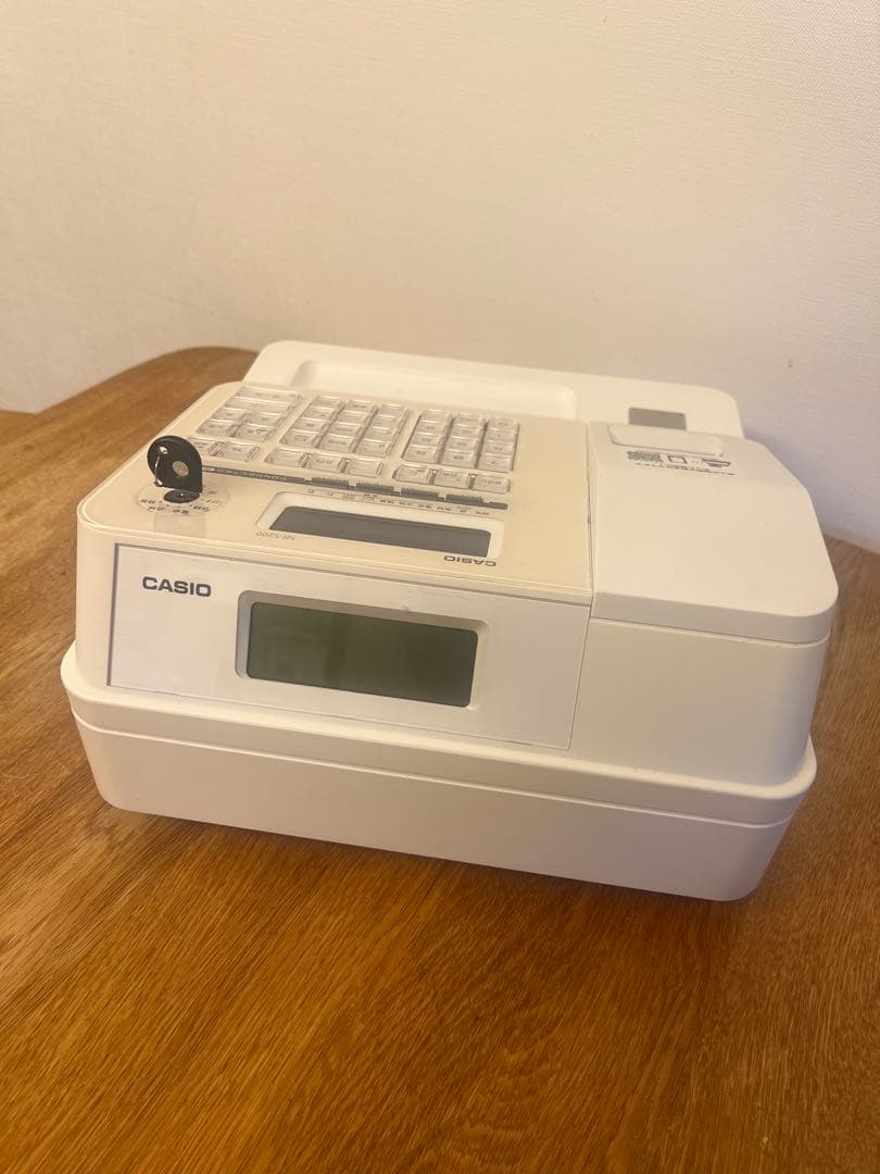 値下げ！おまけ付CASIO レジスターSR-S200WE Bluetooth対応