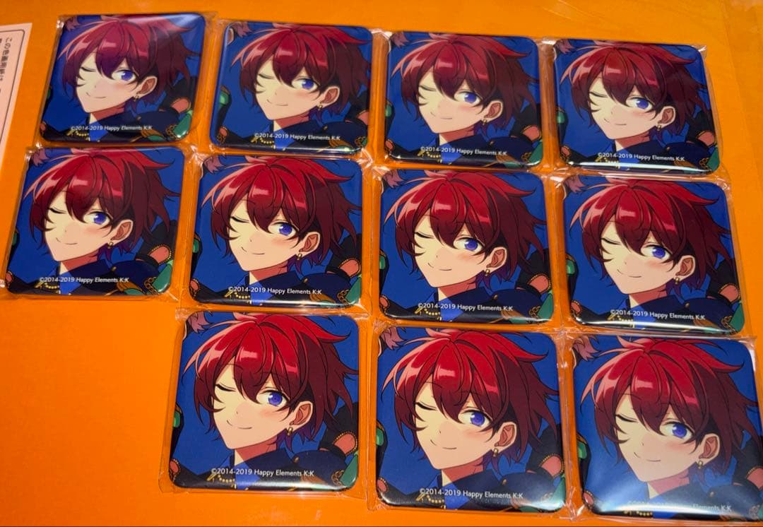 あんスタ TRIP スクエア缶バッジ 特典 朱桜司