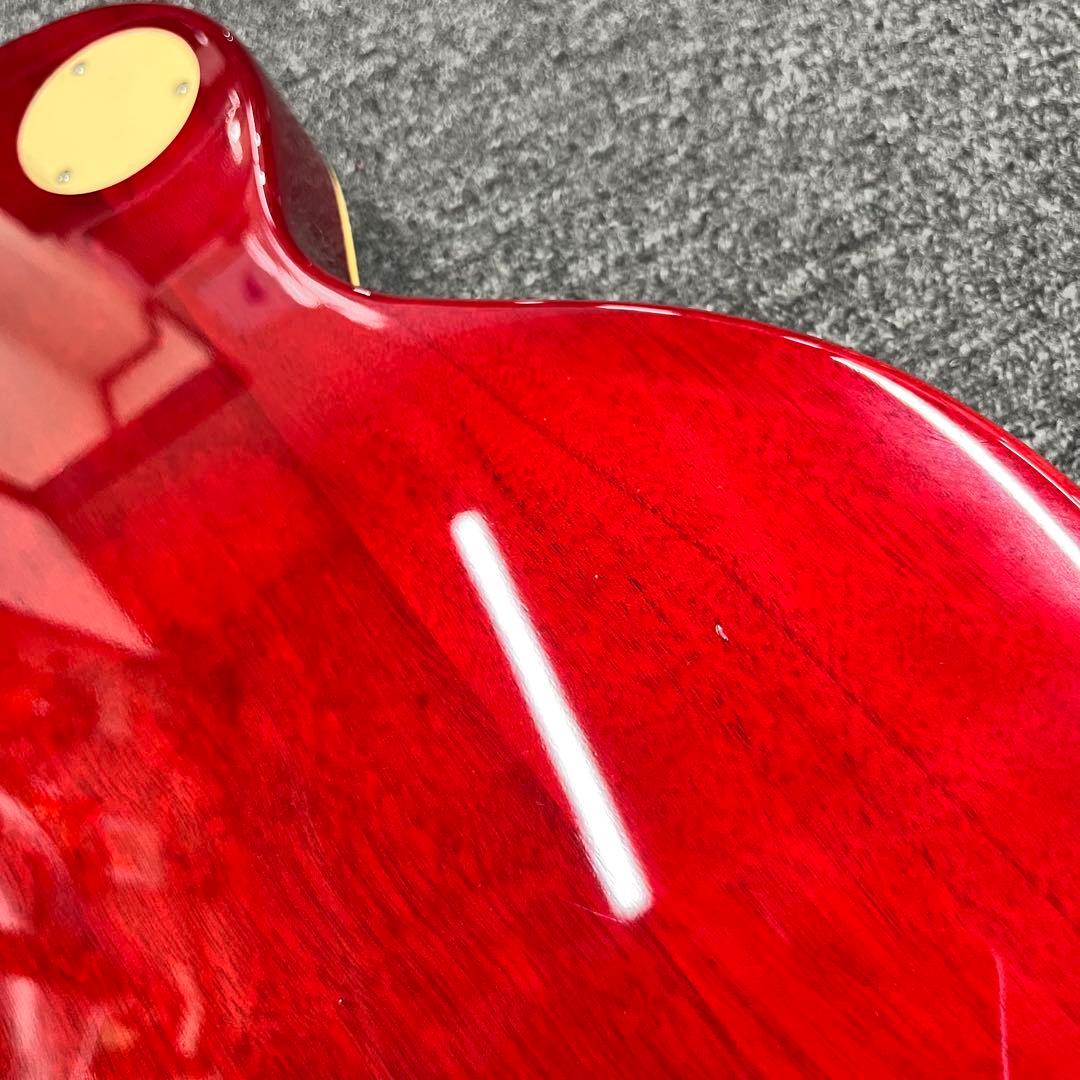 【11104】BURNY Super grade レスポールタイプ バリ杢