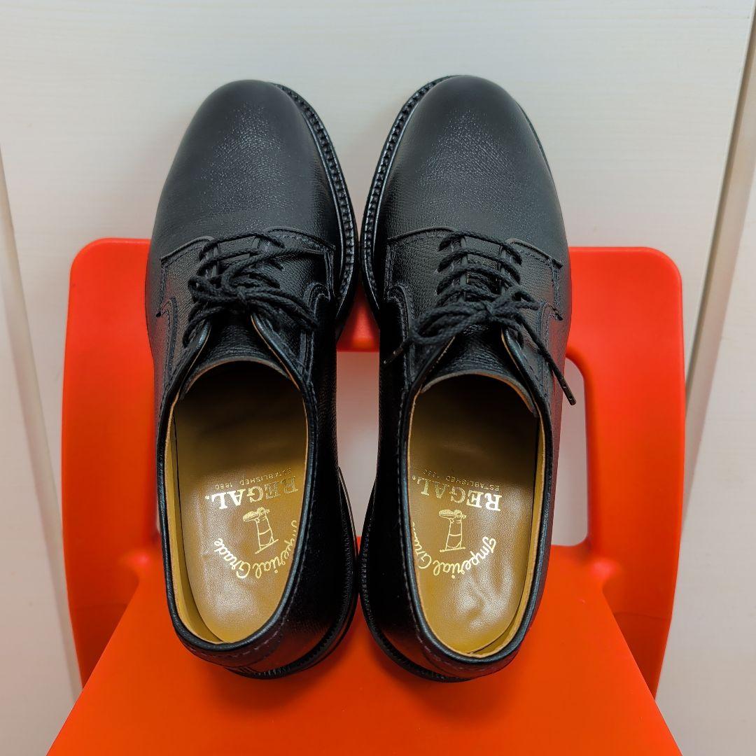 REGAL リーガル プレーントゥ 2236NA 黒 ブラック 24ハーフ