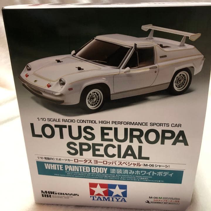 タミヤ 1/10RC ロータス ヨーロッパ スペシャル (M-06シャーシ)