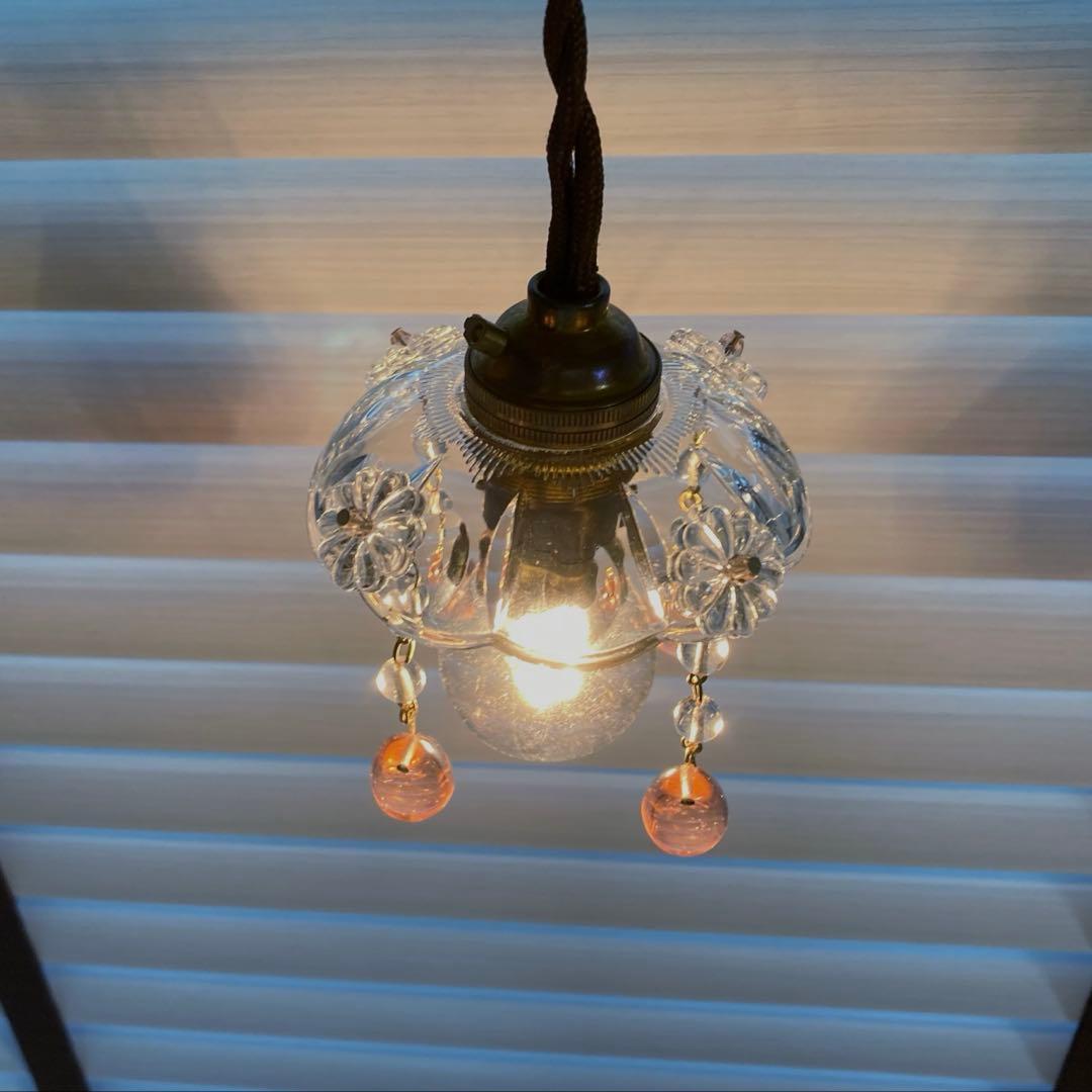 専用　ミニシャンデリア　1930年　フランス　アンティーク　シェード