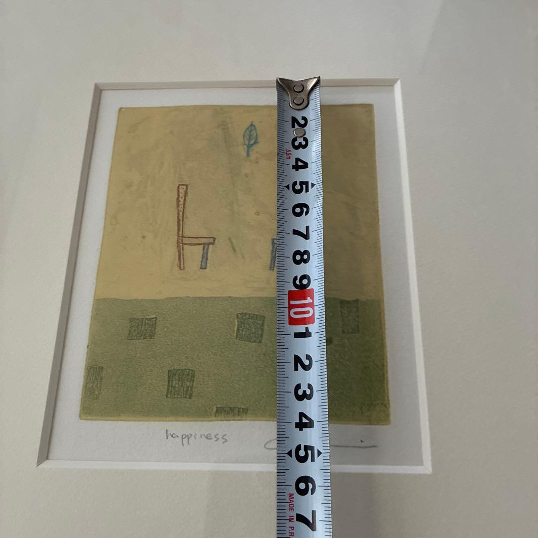 岡田まりゑ　happiness 銅版画