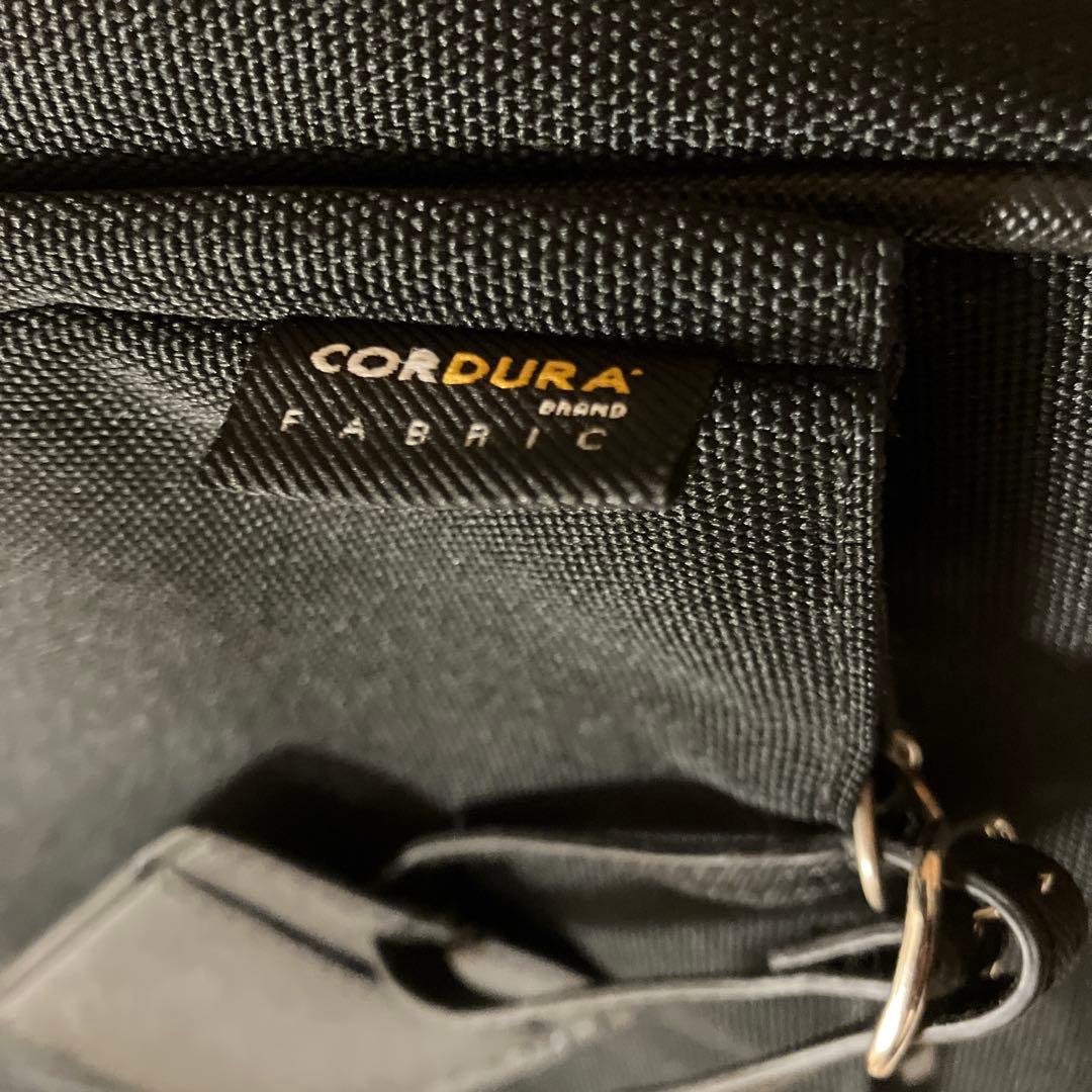 【美品✨CORDURA】ガーメントバッグ スーツバッグ 鞄 カバン ブラック 黒