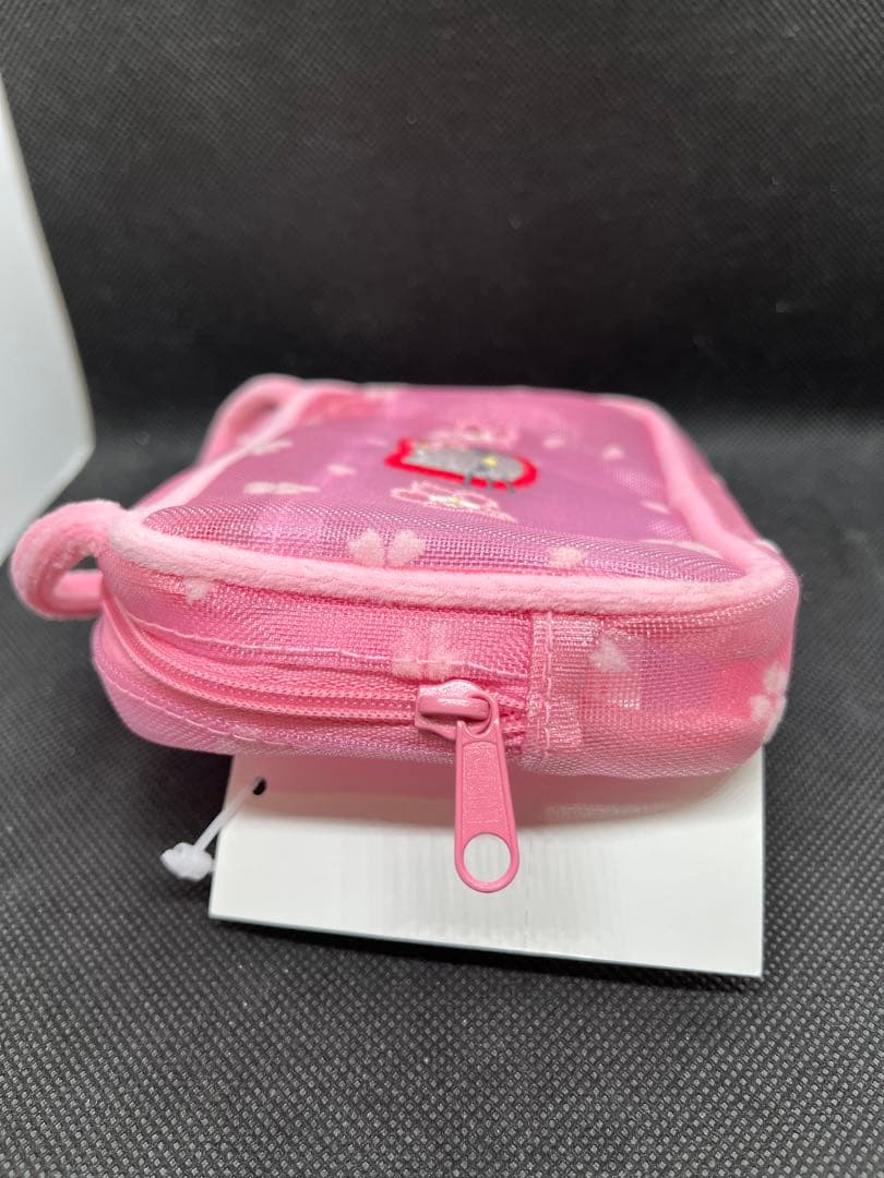 【新品未使用】桜　キティ　メッシュ　ウインク　財布　レトロ