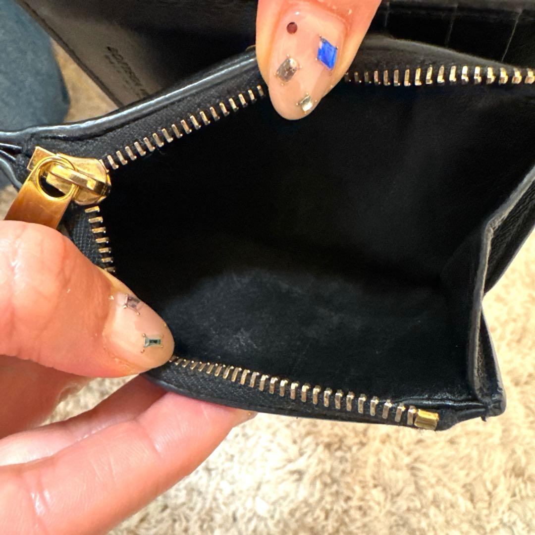 Bottega Veneta 折り財布　カセットスモール　ブラック
