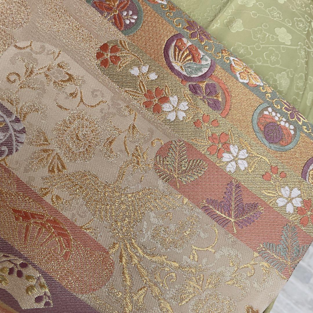 色無地　フルセット　菊　梅　地紋　難あり　練習用　シンプル　礼装　着物　I2