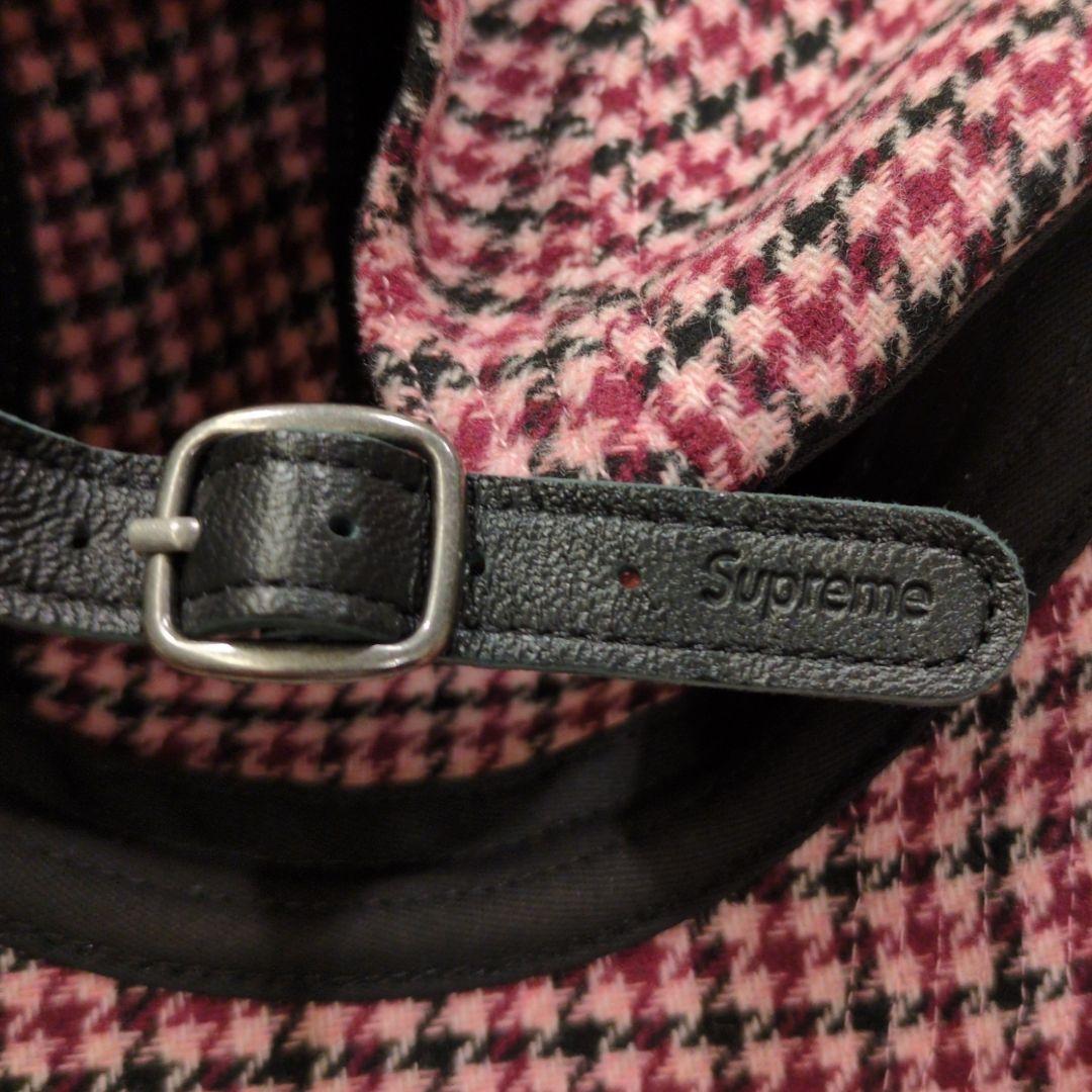 Supreme ウールキャンプキャップ ピンク 千鳥格子