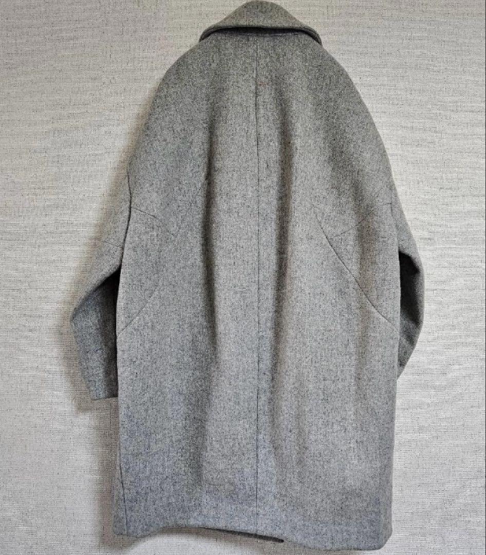 ENFOLD カラーネップ ダブルブレストチェスターコート 36