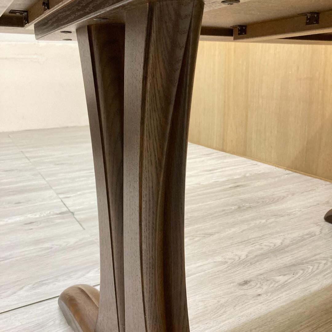 【シラカワ】shirakawa　天然木　ナラ材　ダイニングテーブル　飛騨