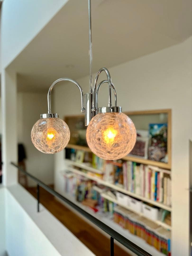 独70年代　Sölken-Leuchten ヴィンテージ・3灯ペンダントランプ