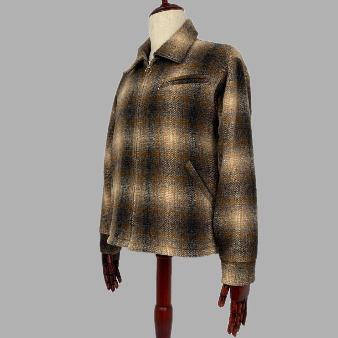 melton 70s ビンテージ USA製 オンブレ ウールジャケット メルトン