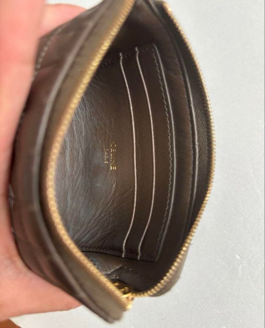 セリーヌ　CELINE C金具　キルティング　カードケース