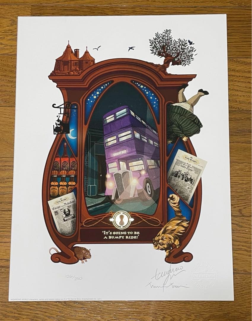 ハリーポッター　minalima アートプリント