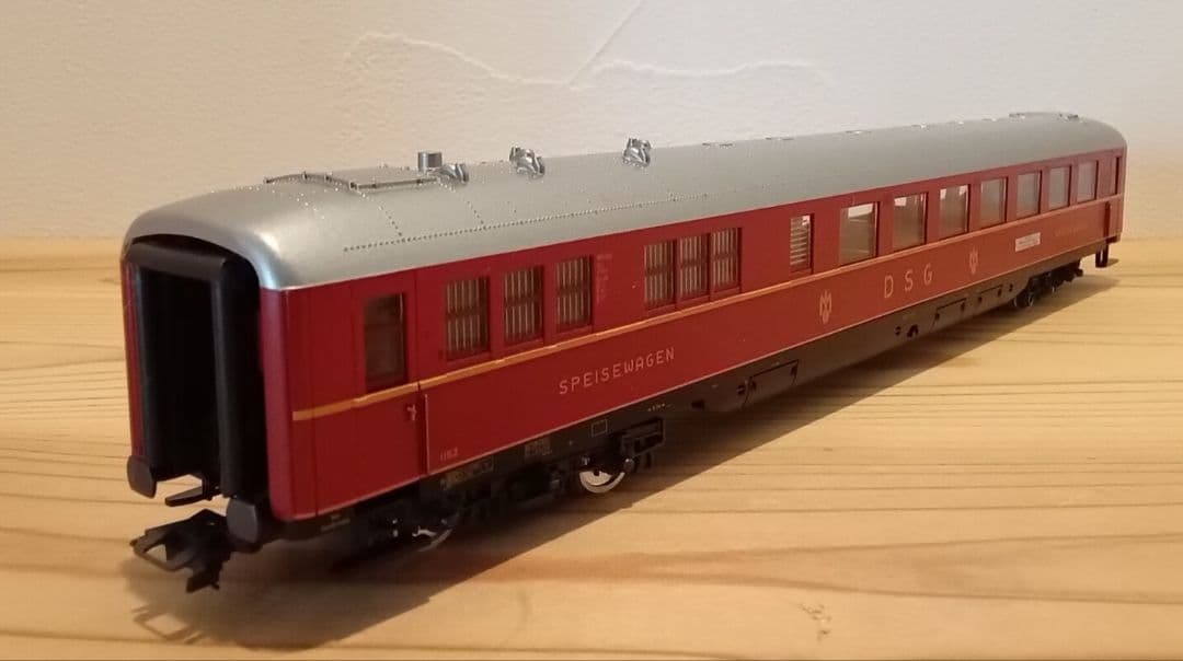 メルクリンHO #43929 1等客車・食堂車 4両セット DC改造済