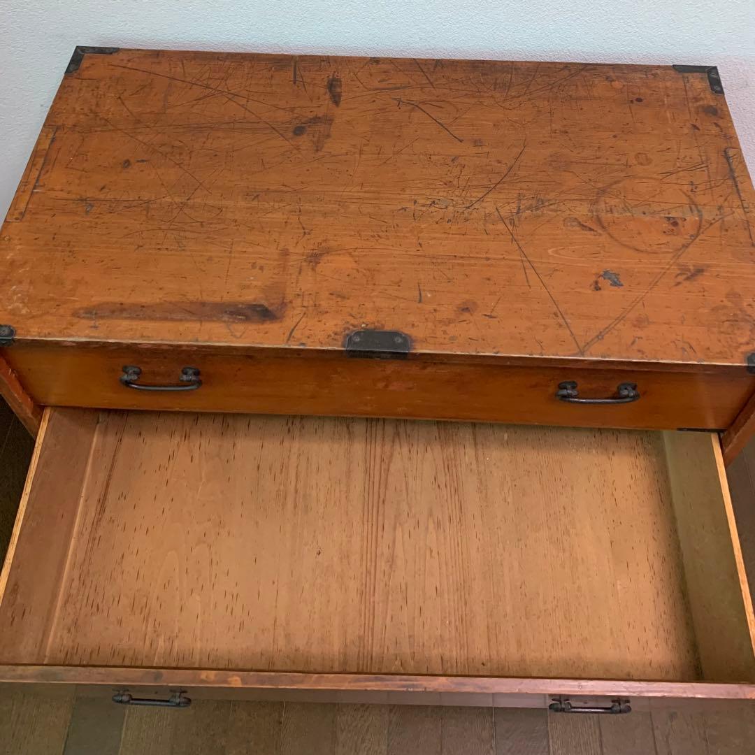 アンティーク　和タンス　古道具　高山箪笥　市松人形