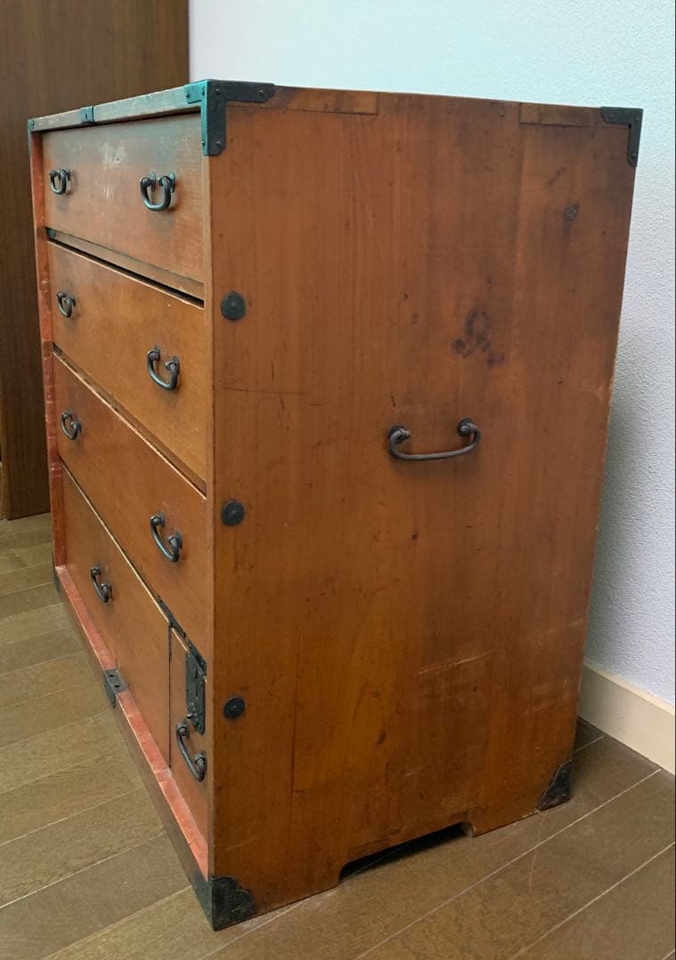 アンティーク　和タンス　古道具　高山箪笥　市松人形