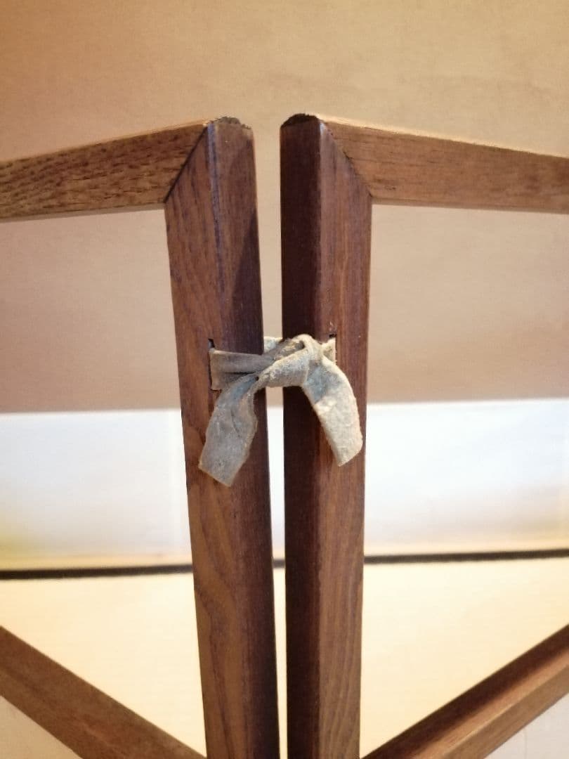 【茶道具】流水金箔ちらし絵風炉先　風炉先屏風　風炉先214