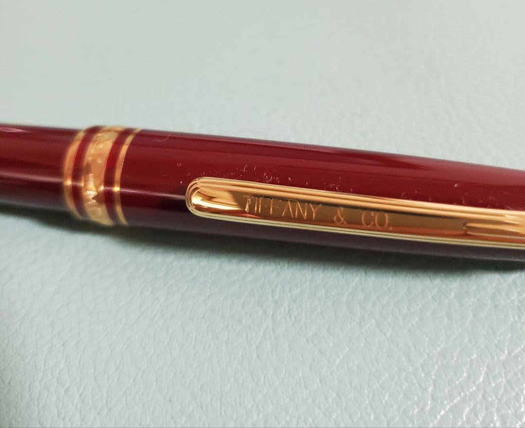 モンブラン　ティファニー　コラボ　マイスターシュテュック　ボールペン　ボルドー