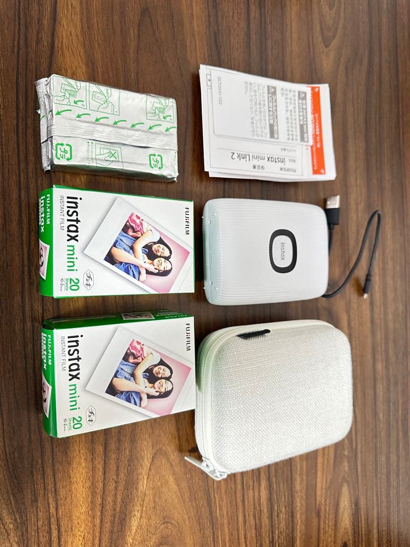 富士フイルム　instax mini Link2 ケースと替えフィルム付