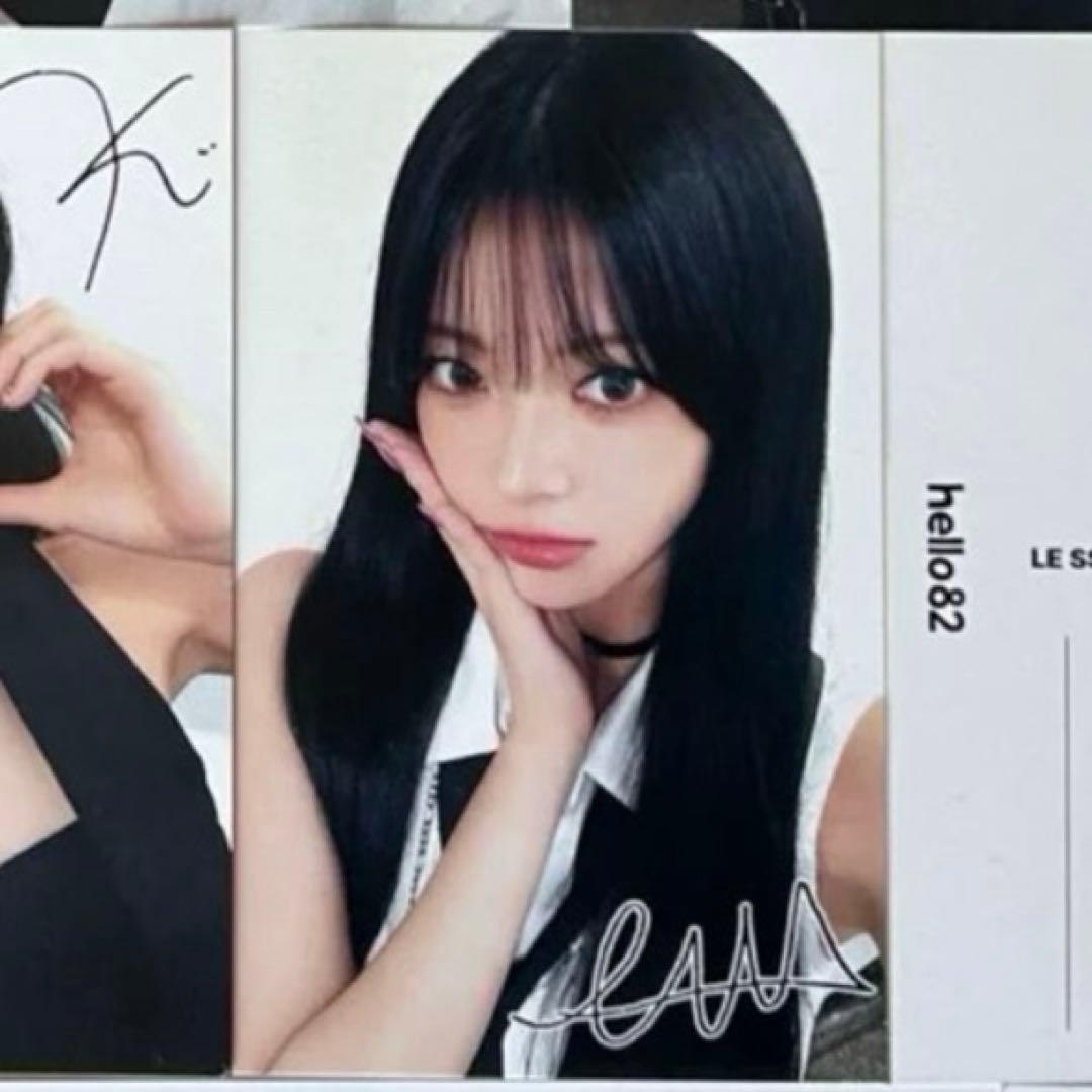 ルセラフィム ウンチェ CRAZY Hello82 US 限定 ハガキ トレカ