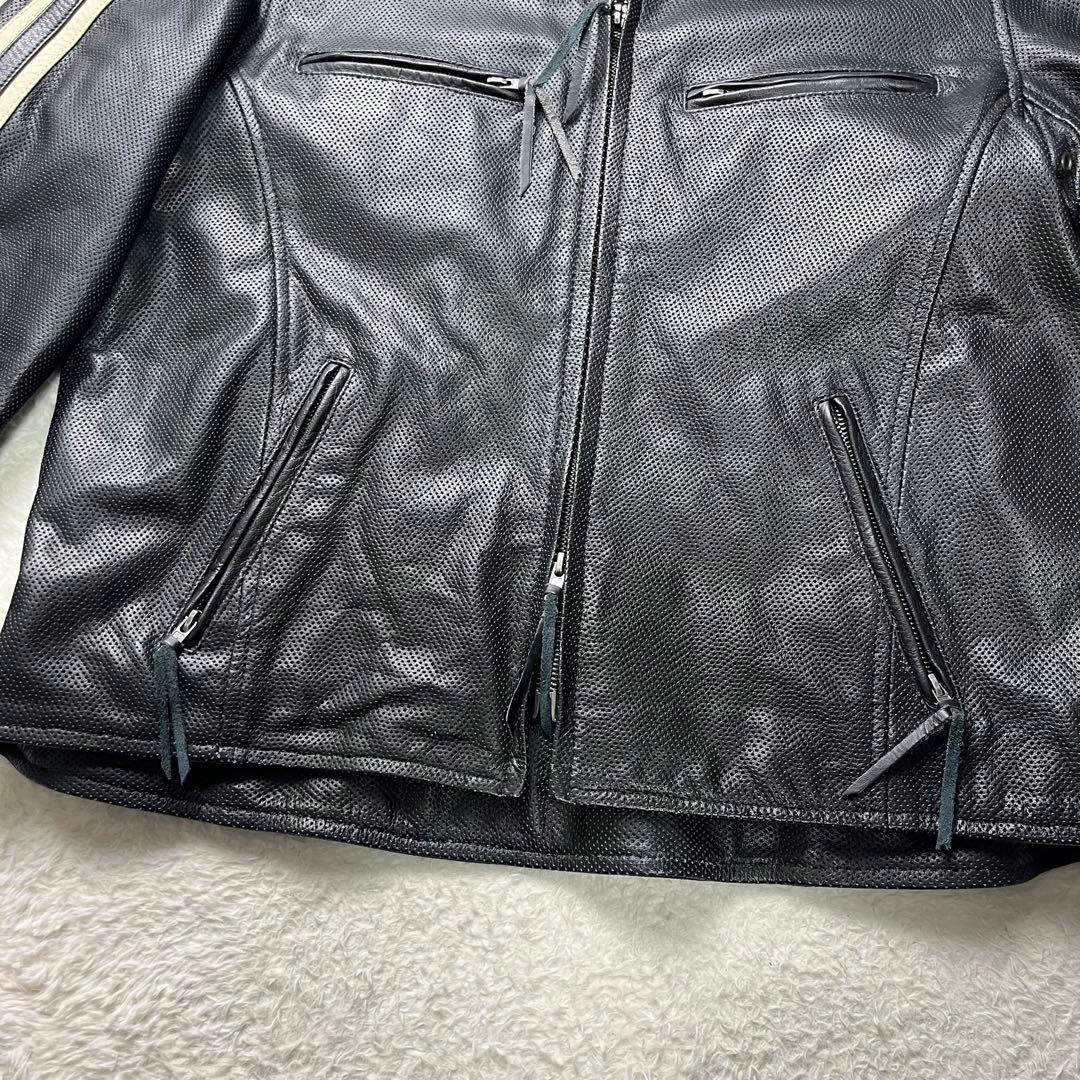 マッツliugoo leathers ライダース　レザージャケット　　3L