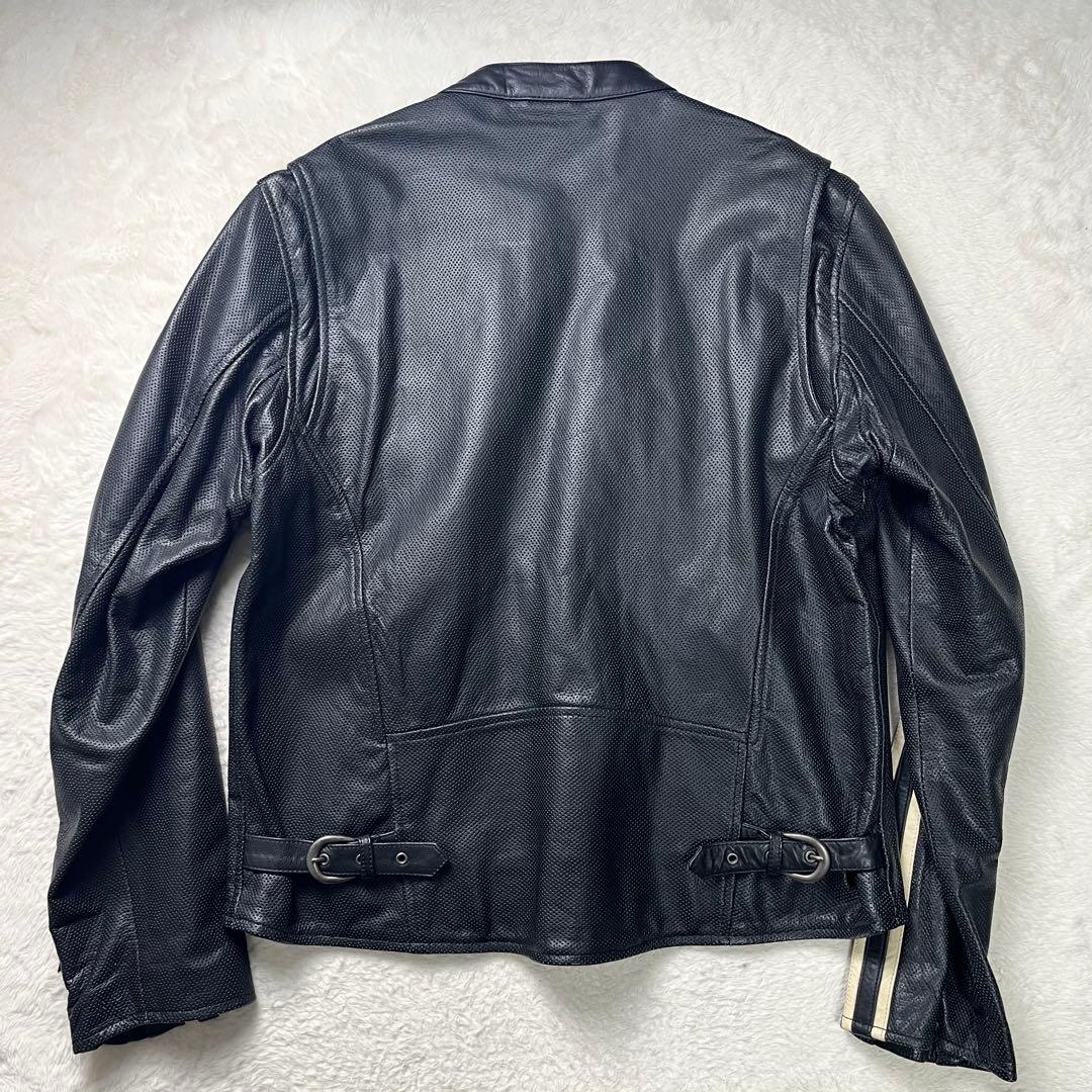 マッツliugoo leathers ライダース　レザージャケット　　3L