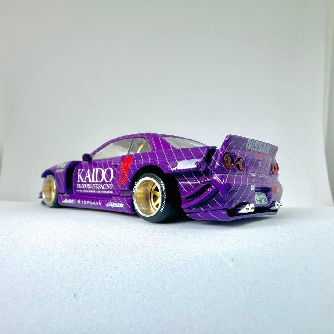 MINIGT Nissan スカイライン GT-R R34 街道ハウス 2セット