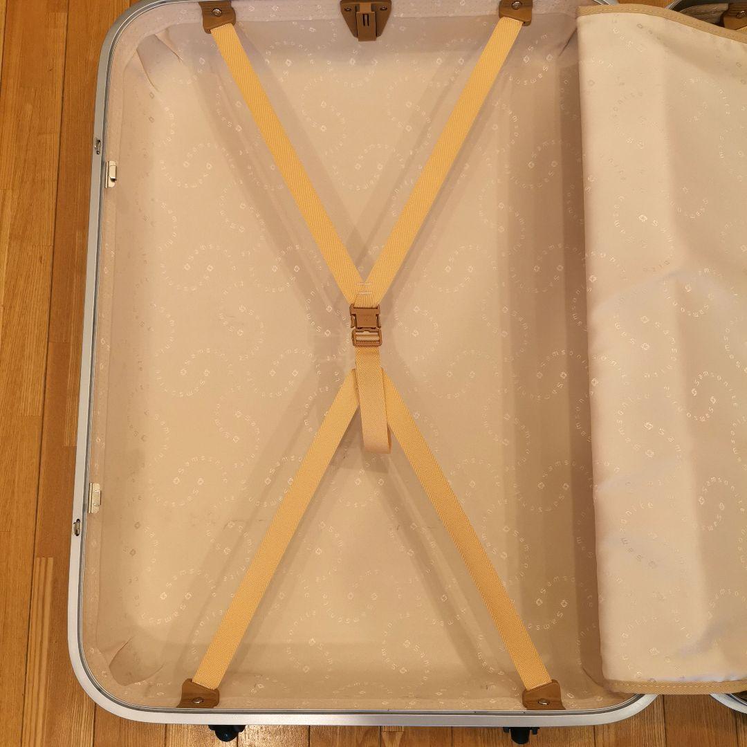 廃盤 サムソナイト シルエットMV 97L スーツケース 大容量 クリアブルー