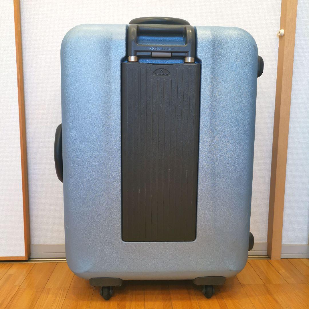 廃盤 サムソナイト シルエットMV 97L スーツケース 大容量 クリアブルー