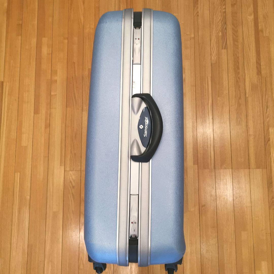 廃盤 サムソナイト シルエットMV 97L スーツケース 大容量 クリアブルー