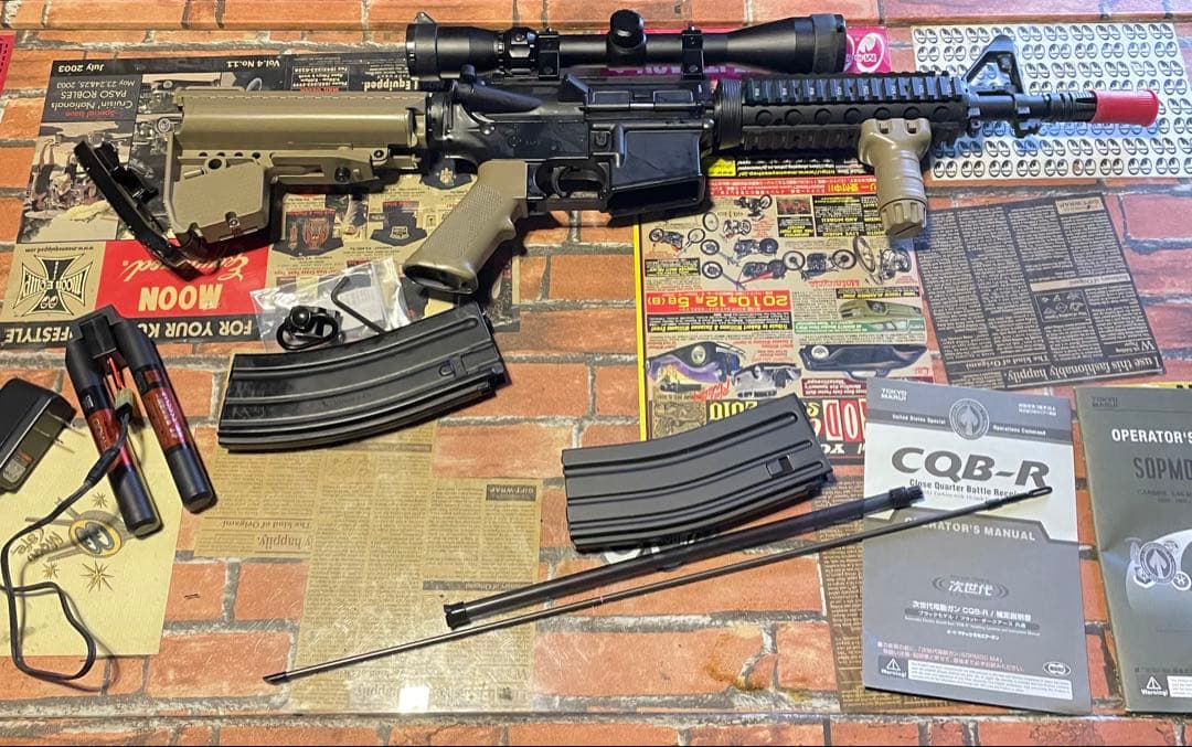 次世代電動ガンSOPMODM4CQB-R セット(中古)