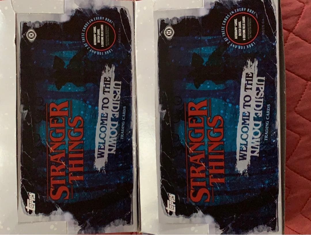 stranger things カード　Upside Down 2BOXセット