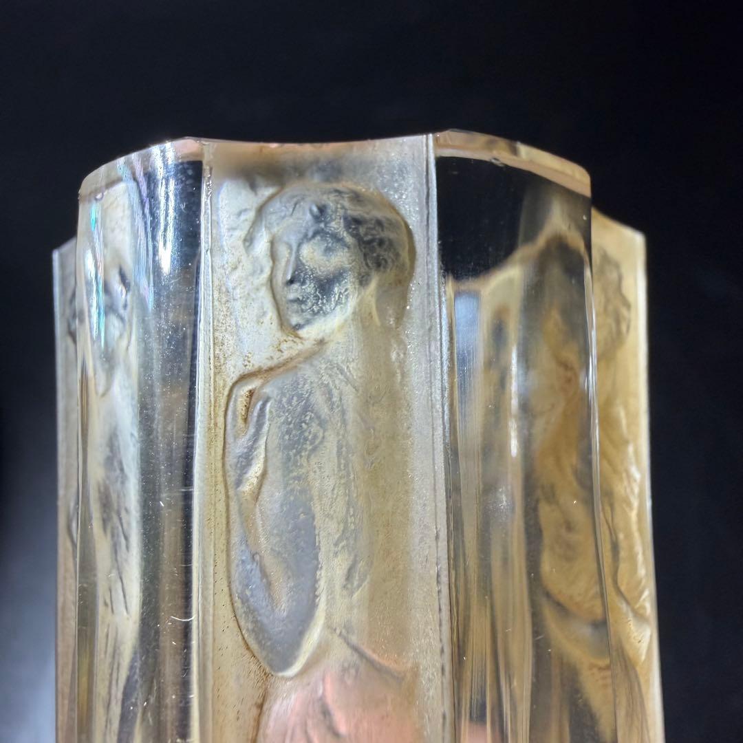 ふ*子様 ルネ・ラリック　6人の肖像 ゴブレット　ガラス　工芸品　アンティーク